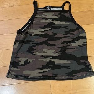 Camo tank top from rue21 size small